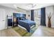 Bedroom featuring natural light, modern furnishings, and stylish decor at 750 4Th Avenue South # 601H, St Petersburg, FL 33701
