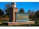 Connerton community sign with a brick base, lush landscaping, and clear neighborhood branding at 7770 Painted Sky Pl, Land O Lakes, FL 34637