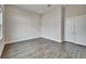 Bright bedroom with neutral walls and plenty of closet space at 814 Manns Harbor Dr, Apollo Beach, FL 33572