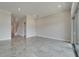 Spacious living room featuring recessed lighting and gray tile flooring at 814 Manns Harbor Dr, Apollo Beach, FL 33572