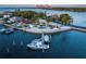 Stunning waterfront home with a private boat dock and a pool overlooking the bay with downtown views at 10 Brightwaters Ne Cir, St Petersburg, FL 33704