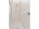 This updated shower stall features updated fixtures at 12653 Longcrest Dr, Riverview, FL 33579