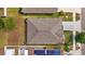 Birds eye view of house with a driveway and a trailer at 14434 Scottburgh Glen Dr, Wimauma, FL 33598