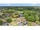 Scenic aerial view of homes near a pond and golf course, surrounded by trees at 170 Ingrid Pl, Oldsmar, FL 34677