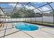 Sparkling screened-in pool, perfect for relaxation and entertainment at 206 Soldier Ct, Seffner, FL 33584