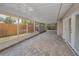 Enclosed patio with screen windows at 2200 Horan S Way, Gulfport, FL 33707