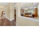 View of open concept living space showcasing kitchen, dining and living area at 2419 Richmond Greens Ct, Sun City Center, FL 33573