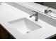 A closer look at the vanity countertop with sink and stainless steel faucet at 2925 Starmount Dr, Valrico, FL 33596