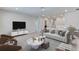 Spacious living room showcases stylish furniture, marble accents, and neutral color palette at 3318 Amber Waves Dr, Plant City, FL 33565