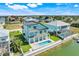 Charming home with balconies and a pool, nestled on a waterfront lot at 3496 Amberjack Dr, Hernando Beach, FL 34607
