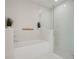 Clean bathroom showcasing a shower and a tub at 3496 Amberjack Dr, Hernando Beach, FL 34607