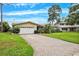 Charming single-story home with a well-manicured lawn, large driveway and mature landscaping at 5201 Dover Ne St, St Petersburg, FL 33703
