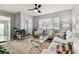 Comfortable living room with ample natural light and modern decor at 610 N Woodlynne Ave, Tampa, FL 33609