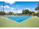 Well-maintained tennis courts with lighting provide a great recreational amenity for residents at 14817 Tudor Chase Dr, Tampa, FL 33626