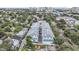 A charming community with beautiful landscaping and views of the cityscape in the distance at 2121 1St N Ave, St Petersburg, FL 33713