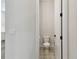 Powder room featuring stylish tile flooring and black hardware at 2121 1St N Ave, St Petersburg, FL 33713