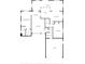 Detailed floor plan showcasing the layout of this home, including a large kitchen and primary bedroom at 3360 Masters Dr, Clearwater, FL 33761
