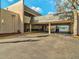 Exterior view of building showing entrance with golf cart at 3681 Trophy Blvd # 6, New Port Richey, FL 34655