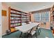 Library features a wide selection of books, shelves, a table and comfortable seating at 6075 Shore S Blvd # 509, Gulfport, FL 33707