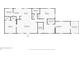 A detailed floor plan outlines the layout and dimensions of the home's rooms at 7249 Berry Rd, Zephyrhills, FL 33540
