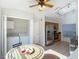 Bright kitchen area features an open layout and stainless steel appliances, perfect for the modern home at 9608 Rolling Cir, San Antonio, FL 33576