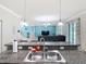 A kitchen with granite counters and a view into the living room at 1105 Canyon Oaks Dr, Brandon, FL 33510