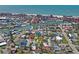 Stunning aerial shot showcasing the home's proximity to the water, marina, and beaches at 13123 4Th E St, Madeira Beach, FL 33708