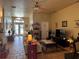 Inviting living room with an airy layout and featuring tile floors and decorative elements at 301 1/2 Shore E Dr, Oldsmar, FL 34677