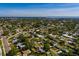 Wide aerial view of the property showcasing its location and the surrounding community at 4126 Carson Ne St, St Petersburg, FL 33703