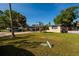 Charming single-story home with a lush green lawn and mature trees in a friendly neighborhood at 4126 Carson Ne St, St Petersburg, FL 33703