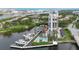 Exclusive waterfront condo with boat docks, pool, and lush landscaping at 600 Garrison Cove Ln # 2B, Tampa, FL 33602
