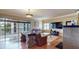 Inviting living room boasts hardwood floors, comfortable seating, and a scenic view at 600 Garrison Cove Ln # 2B, Tampa, FL 33602