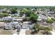Picturesque aerial view of a quiet neighborhood showcasing lush greenery and well-kept homes at 7830 Judith Cres, Port Richey, FL 34668