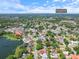 Aerial view of home located near Lake Silver and the Orange Grove Sports Complex at 8305 Palma Vista Ln, Tampa, FL 33614