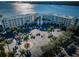 Stunning aerial view of Boca Ciega Resort featuring lush landscaping and beautiful waterfront views at 8800 Bay Pines Blvd # 303, St Petersburg, FL 33709