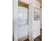 Laundry closet with stacked washer and dryer at 8800 Bay Pines Blvd # 303, St Petersburg, FL 33709