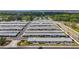 A beautiful aerial view of this community with its well-maintained grounds and close proximity to the water at 12400 Park Blvd # 121, Seminole, FL 33772