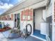 Exterior shot of back porch with laundry equipment at 12400 Park Blvd # 121, Seminole, FL 33772