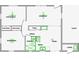 Explore the layout of this home with front and back bedrooms and an open concept kitchen, living, and dinette at 12400 Park Blvd # 121, Seminole, FL 33772