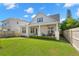 Expansive backyard featuring well-maintained lawn, a charming white house, and an inviting covered back porch at 1511 47Th N Ave, St Petersburg, FL 33703