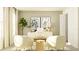 Modern home office featuring comfortable seating, stylish decor, and ample workspace at 15276 Rainbow Quartz St, Wimauma, FL 33598