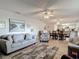 Open living space with living room, dining room, and kitchen area at 2011 Halidom Way # 0, Sun City Center, FL 33573