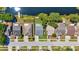 Aerial view of neighborhood homes with view of rooftops and driveways at 3106 Whispering S Dr, Largo, FL 33771