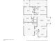 Detailed floor plan showcasing the layout of the home, including bedrooms, bathrooms, and living spaces at 3106 Whispering S Dr, Largo, FL 33771