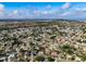 Coastal community aerial view featuring a charming single Gathering house in a quiet neighborhood at 428 Flamingo Dr, Apollo Beach, FL 33572