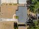 Drone's eye of house showing roof condition, landscaping and proximity to neighborhood at 4550 53Rd N Ave, St Petersburg, FL 33714