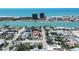 Aerial view of real estate overlooking the sea at 512 79Th Ave, St Pete Beach, FL 33706