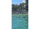 View of dolphins playing in the ocean with beachfront condos in the background at 512 79Th Ave, St Pete Beach, FL 33706