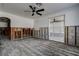 Spacious room featuring a ceiling fan and doorway to another room at 512 79Th Ave, St Pete Beach, FL 33706