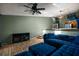 Open-concept living space featuring hardwood floors, neutral walls, and a modern aesthetic at 6462 92Nd N Pl # 804, Pinellas Park, FL 33782
